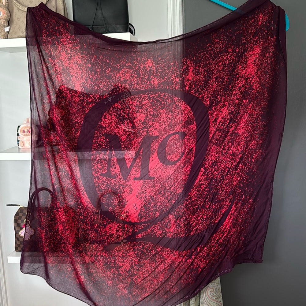 Alexander McQueen silk scarf 50”